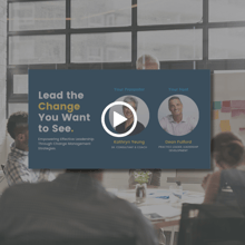 Lead the Change on demand webinar